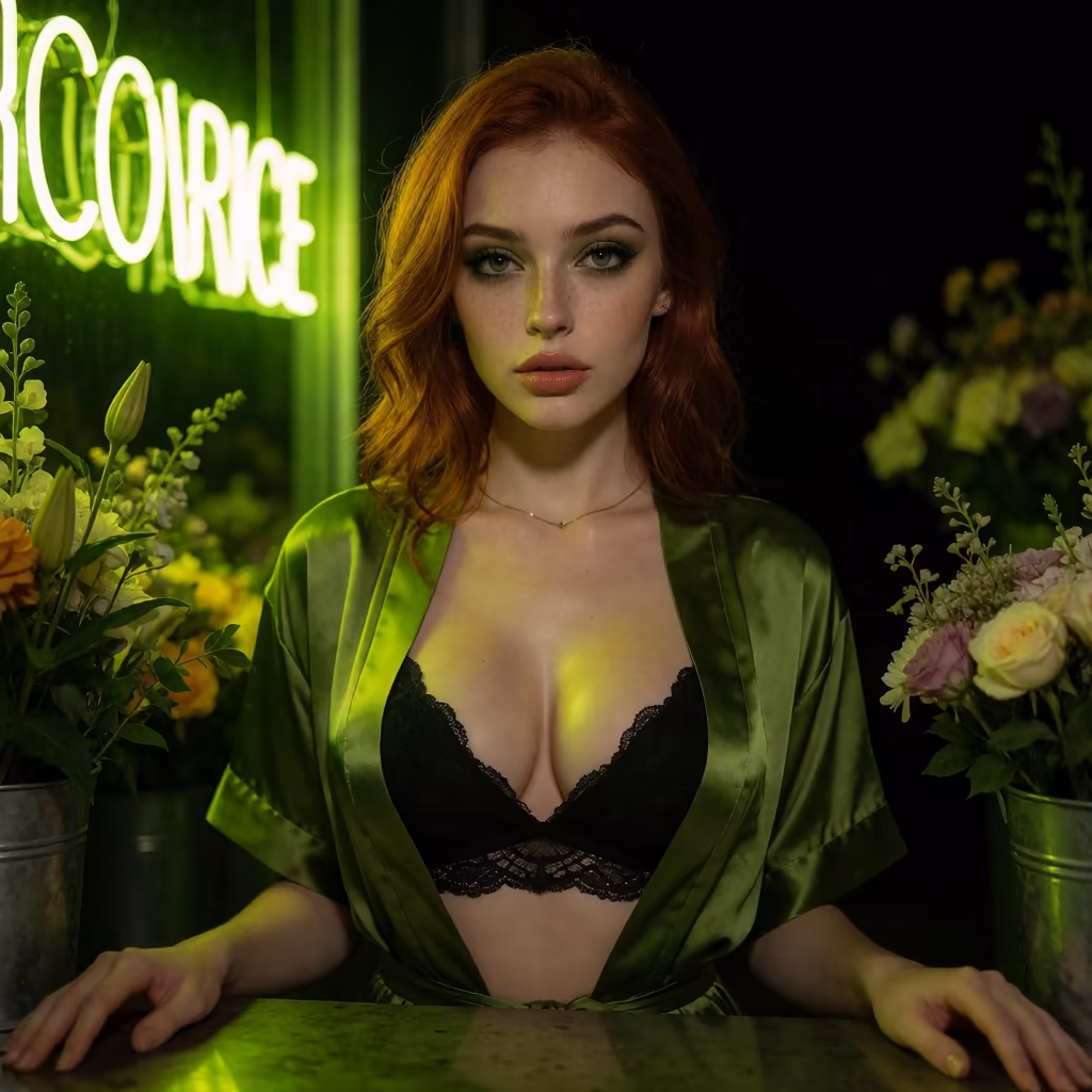 AI companion from Robot Girlfriend AI — florist shop